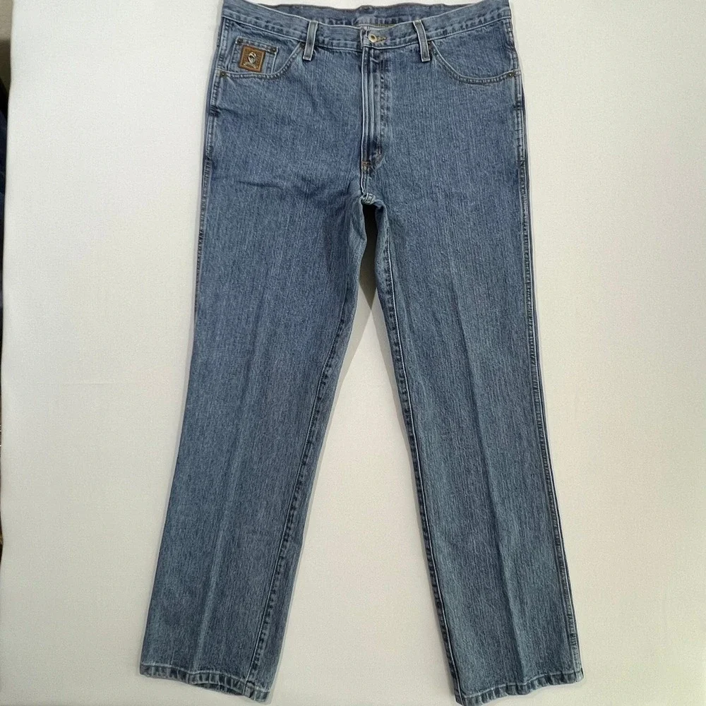 Vtg Cinch Green Label Jeans‎ Mens 38x34 Relaxed Fit Straight Leg Denim Cowboy